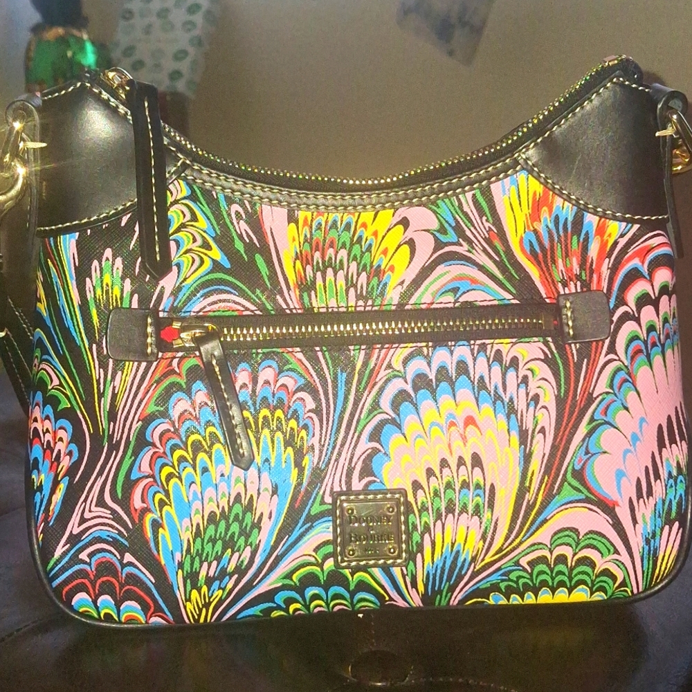 Dooney & Bourke "Plumes" Small Hobo